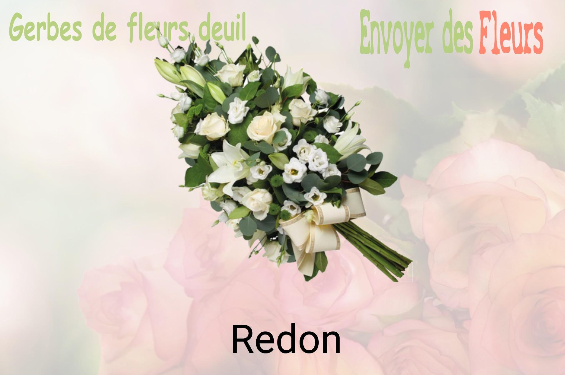 Gerbe de fleurs de deuil livrée à Redon